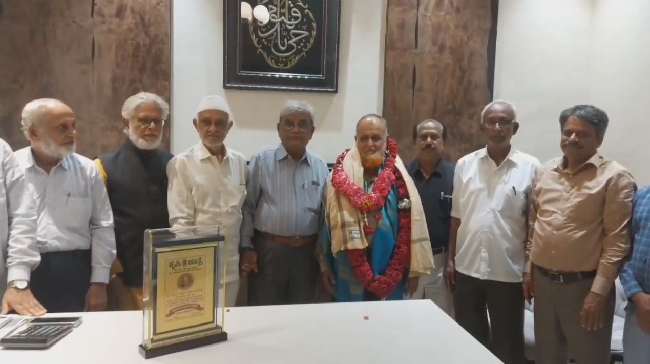 Arif Ahmed Khan of Gulbarga city was honored with Kisan Award 2024