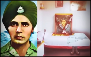 BABA HARBHAJAN SINGH TEMPLE SIKKIM IN MEMORY OF PUNJAB REGIMENT INDIAN SOLDIER