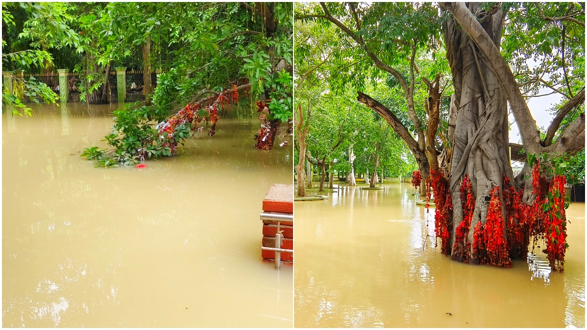 Waterlogging Situation in Kankalitala Temple