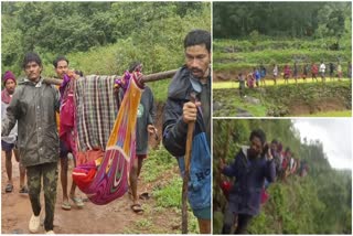 Tribals_Carried_Pregnant_Woman_on_Doli