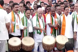 BJP JDS's Mysore Chalo padayatra begins