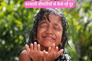 Girl Enjoying Rain