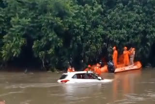 FLOODED BRIDGE IN ASANSOL