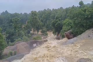 Panchghagh falls -beauty-has-returned-due-to-rain-in-khunti