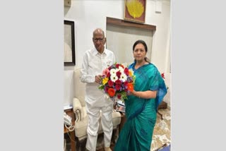 Ashatai Shinde meets Sharad Pawar