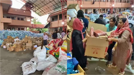 WAYANAD RELIEF CAMP  MUNDAKKAI LANDSLIDE CAMP  വയനാട് മുണ്ടക്കൈ ഉരുള്‍പൊട്ടല്‍  വയനാട് ദുരിതാശ്വാസ ക്യാമ്പ്