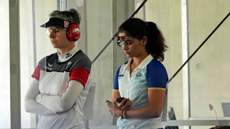 Manu Bhaker will aim for a hat-trick of medals as she competes in the women's 25m pistol individual event at the ongoing Paris Olympics 2024 on Saturday. If successful, she will become the first Indian athlete to win three medals in a single edition of the Olympics.