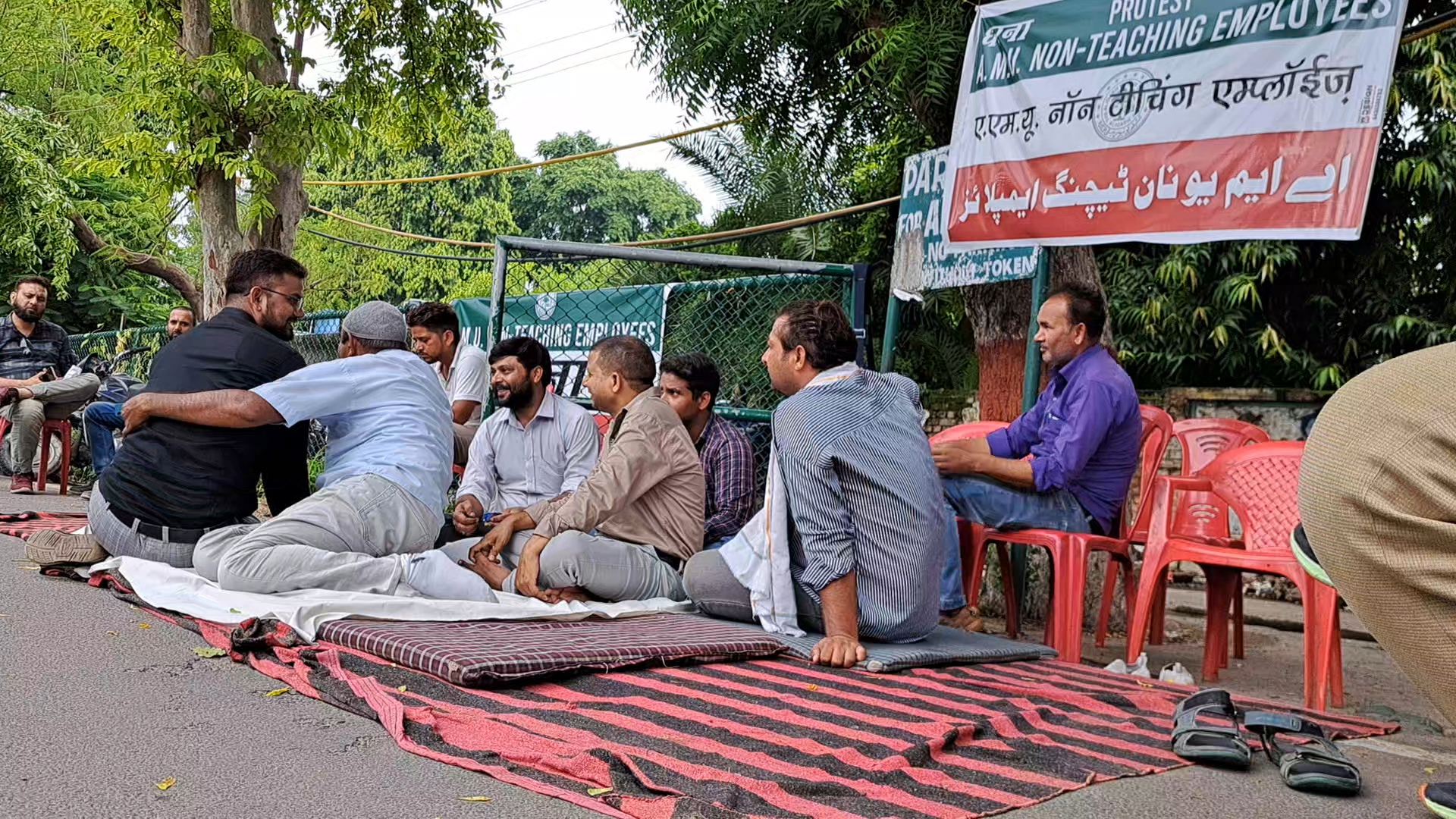 The period of sit-ins has started with the new academic session in AMU