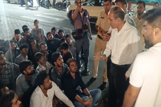 UJJAIN ABVP PROTEST FOR HOSTEL