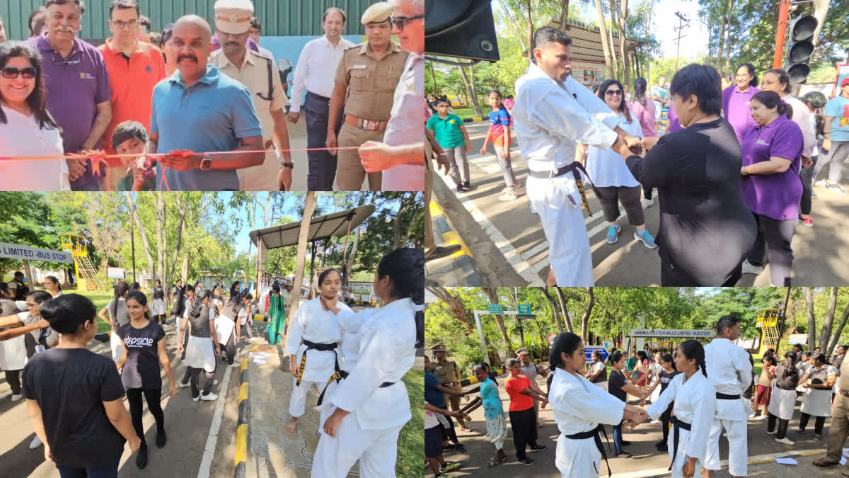 self defense training to school students by police