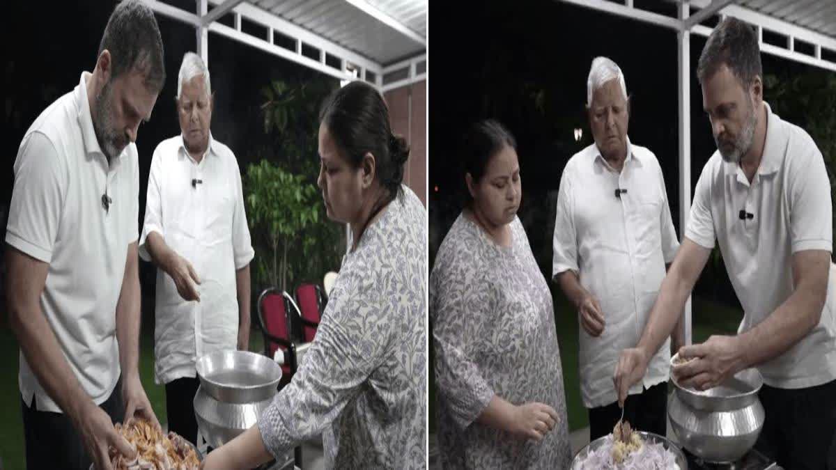 Rahul Learns Cooking from Lalu
