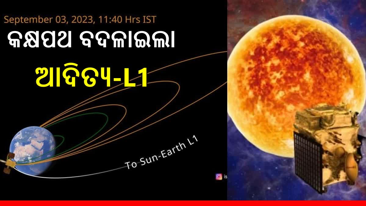 କକ୍ଷପଥ ବଦଳାଇଲା ଆଦିତ୍ୟ ଏଲ-1, ଜାରି ରହିଛି ସ୍ବାଭାବିକ ଯାତ୍ରା