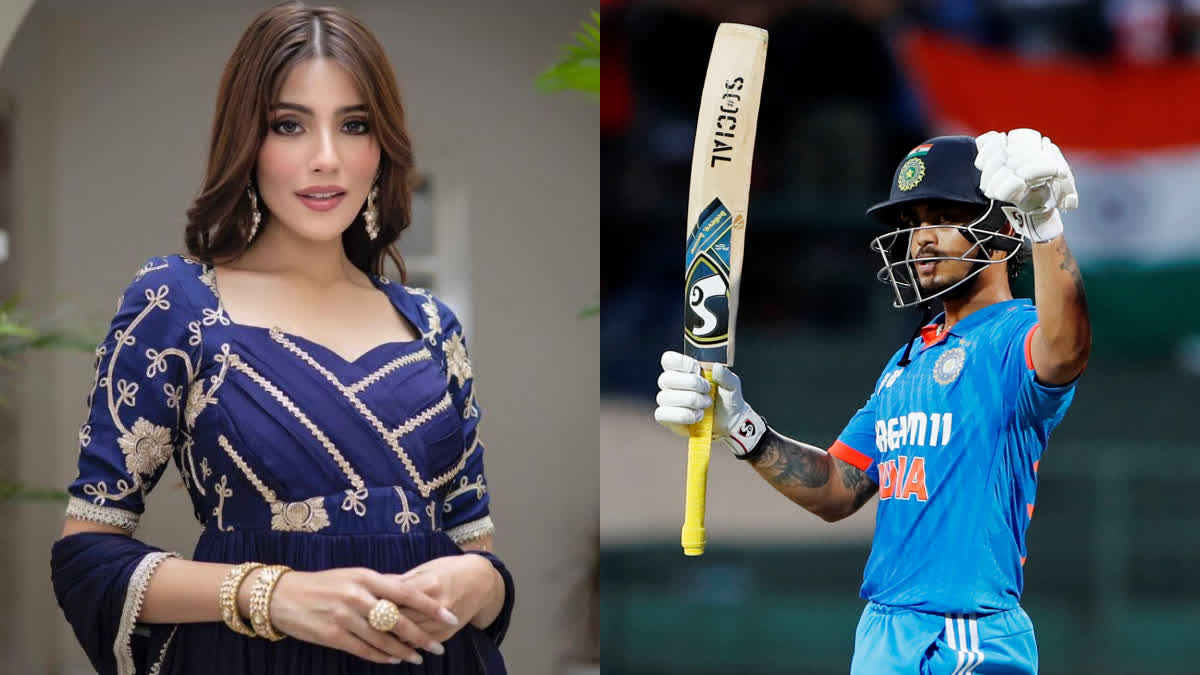 Aditi Hundia on Ishan Kishan batting  Aditi Hundia on Ishan Kishan  Aditi Hundia  Ishan Kishan  Ishan Kishan girlfriend Aditi Hundia  Asia Cup 2023  ഇഷാനെ അഭിനന്ദിച്ച് അതിദി ഹുണ്ടിയ  അതിദി ഹുണ്ടിയ  ഇന്ത്യ vs പാകിസ്ഥാന്‍  ഇഷാന്‍ കിഷന്‍  ഏഷ്യ കപ്പ് 2023