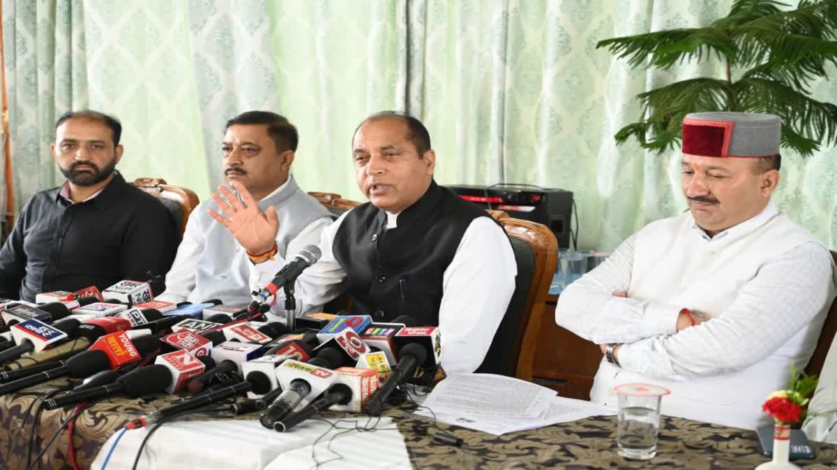 Jairam Thakur targeted Sukhu govt