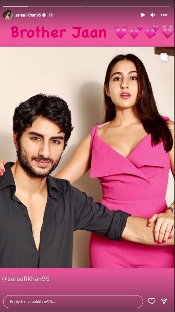 Sara Ali Khan's latest pictures with 'Brother Jaan' Ibrahim Ali Khan