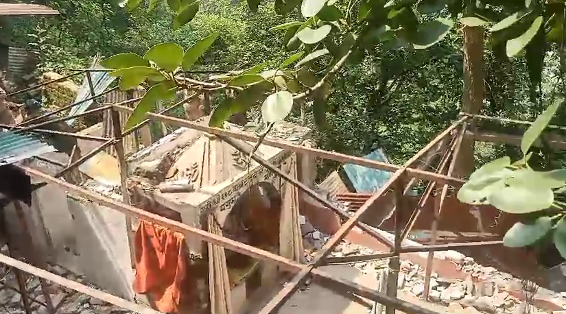 Park Administration Demolish Tin Shade