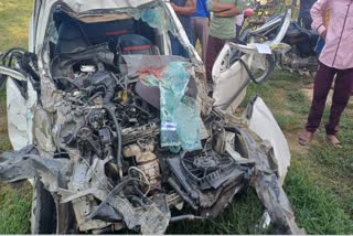Four people died in a road accident in Pilibhit