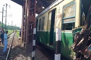 Palwal to Delhi local train derailed near Pragati Maidan