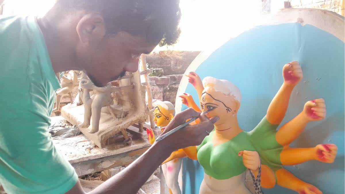 Santipur Durga Idol