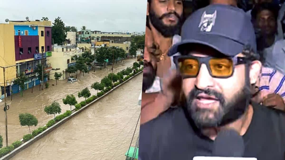 Superstar Jr NTR has donates Rs 50 lakhs each to the Chief Ministers' Relief Funds of Telangana and Andhra Pradesh to aid flood relief efforts. Additionally, the makers of Kalki 2898 AD donated Rs 25 lakhs to Andhra Pradesh's relief fund.