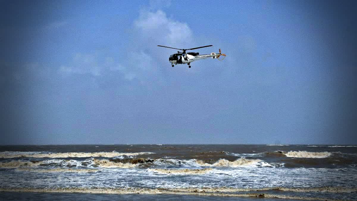 Indian Coast Guard Chopper Crashes into Arabian Sea