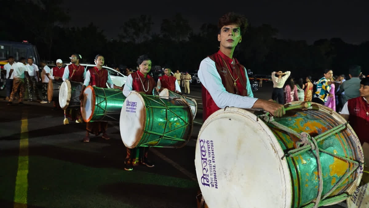 Maharashtra's first trangenders Dhol Tasha Group ready to perform in Pune