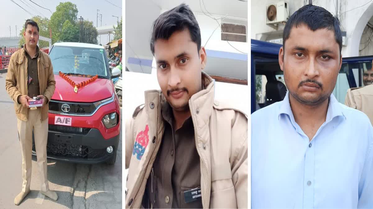 पुलिस गिरफ्त में फर्जी सिपाही राजन वर्मा