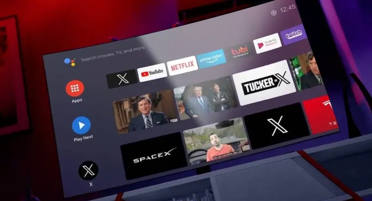 'X' TV App