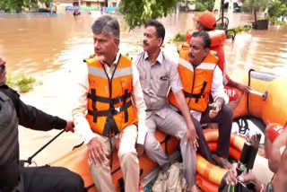 CM CHANDRABABU VISIT FLOOD AREAS