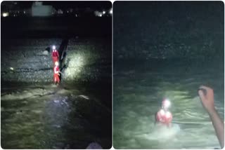 NDRF and SDRF rescued two people