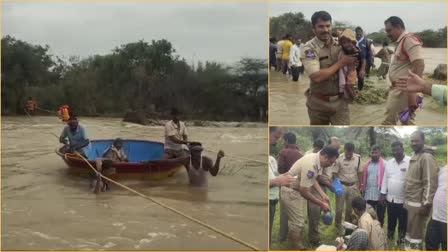 Police Help Victims in Flood Areas