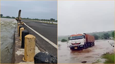 Not Allowing Vehicles to Maharashtra From Telangana