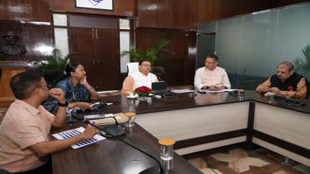 Meeting of Agriculture and Horticulture Department in Dehradun Secretariat