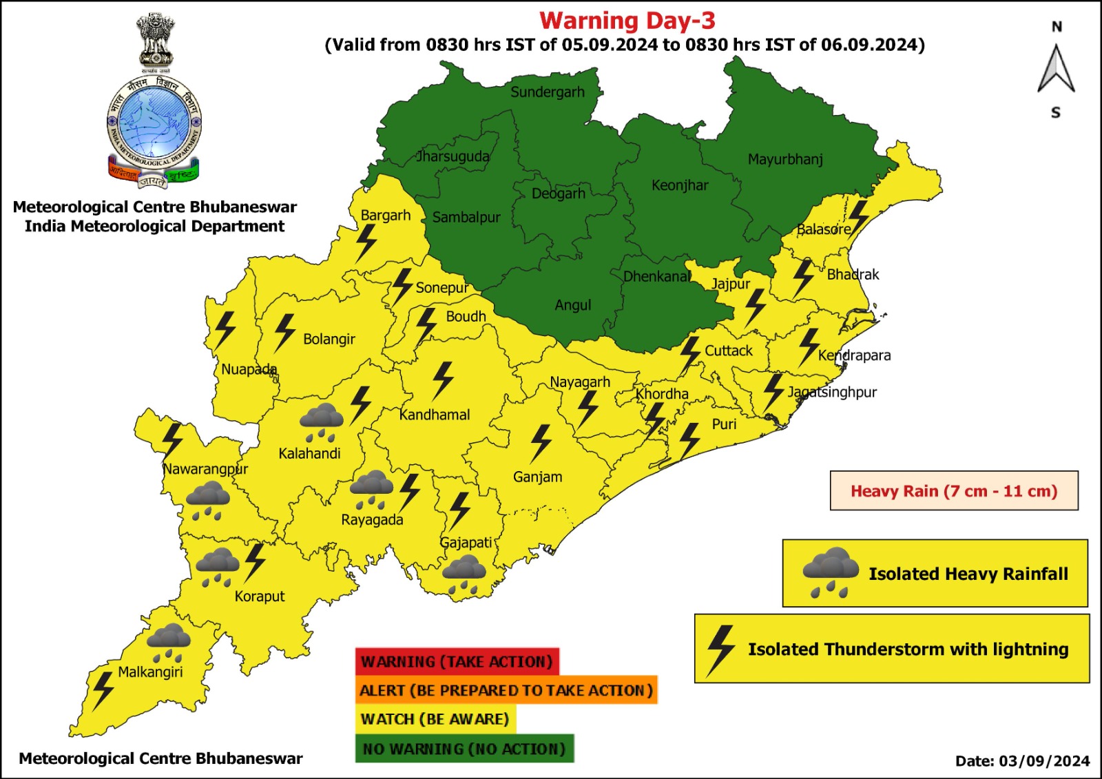 HEAVY RAIN IN ODISHA