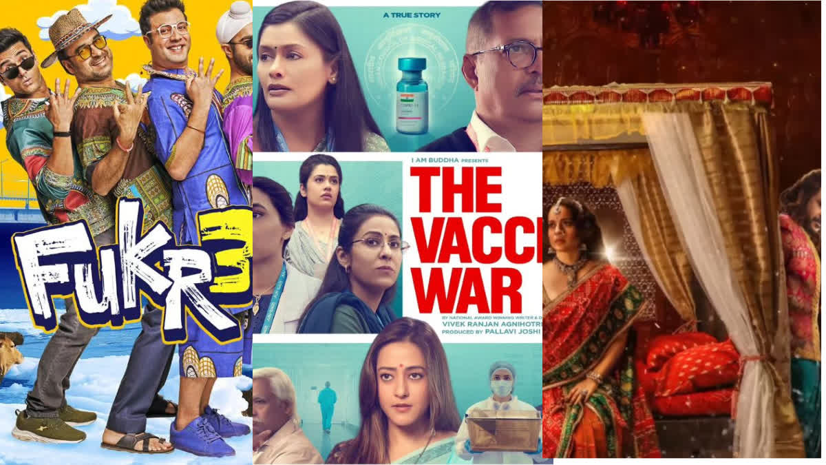 Fukrey 3, the vaccine war, chandramukhi 2 collection