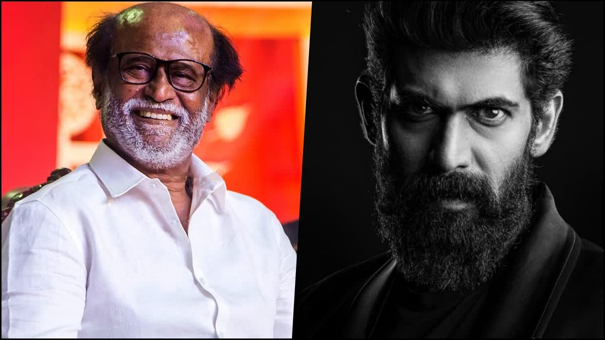 Rana Daggubati with Rajinikanth