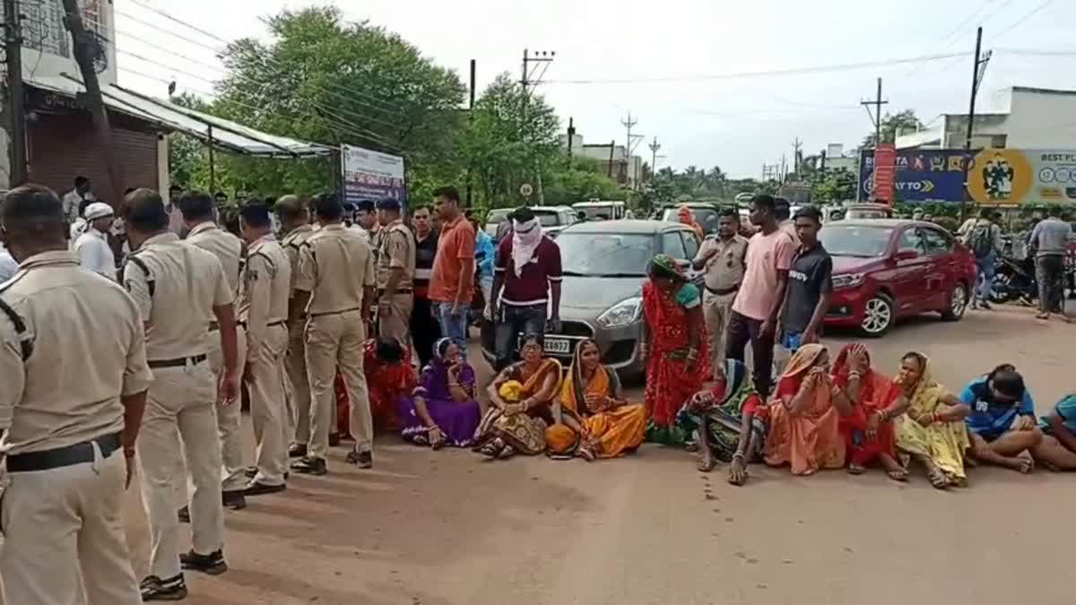 Bhilai Ward Residents Protest