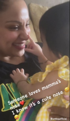 Bipasha Basu flaunts her radiant smile as she spends quality time with 'baby chatterbox' Devi