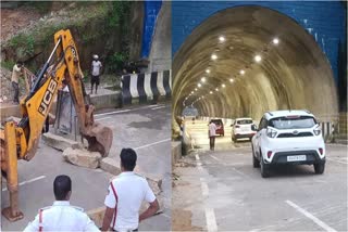 ಸುರಂಗದಲ್ಲಿ ತಾತ್ಕಾಲಿಕ ಸಂಚಾರಕ್ಕೆ ಅವಕಾಶ