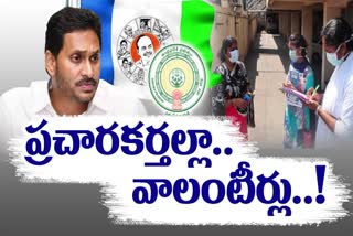 Volunteers Working as YSRCP Activists