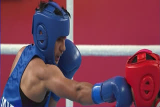 Preeti Pawar has finished her campaign in the 54 kg weight category with a loss in the semi-final and has settled for a bronze.