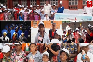 narikuravar community students taken to tour on the world tourism day in thanjavur