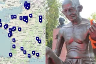 France Map Goes Viral, Mahatma Gandhi