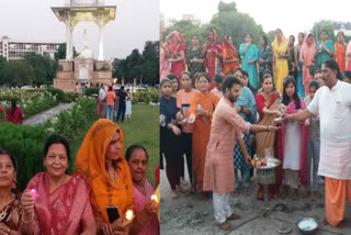 Candle march by women in Jaipur