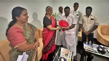 AIADMK MLA meets Nirmala Sitharaman