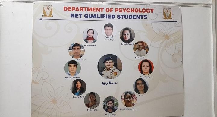 मेरठ के चौधरी चरण सिंह विश्वविद्यालय में मनोविज्ञान विभाग