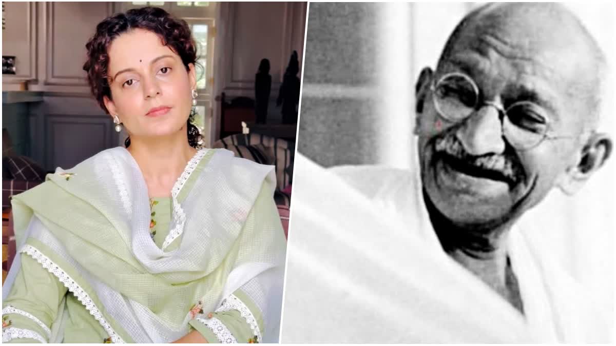 Kangana Ranaut controversy on Comment on Mahatma Gandhi