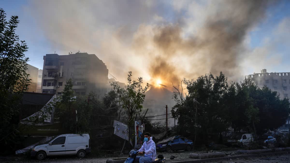 Israeli strike in central Beirut