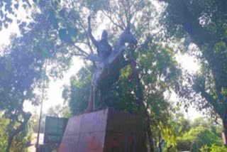 Rani Laxmibai statue in Delhi