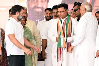 Days Before Haryana Polls, BJP's Ashok Tanwar Joins Cong At Rahul Gandhi's Rally